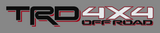 TRD 4x4 Offroad Decal (Three Color)