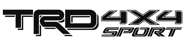 TRD 4x4 sport decal from sticker joint