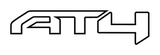 Black and white logo with 'ATH' on a white background