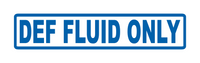 6" Def Fluid only decal from stickerjoint.shop