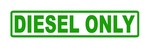 6" Diesel only decal from sticker joint