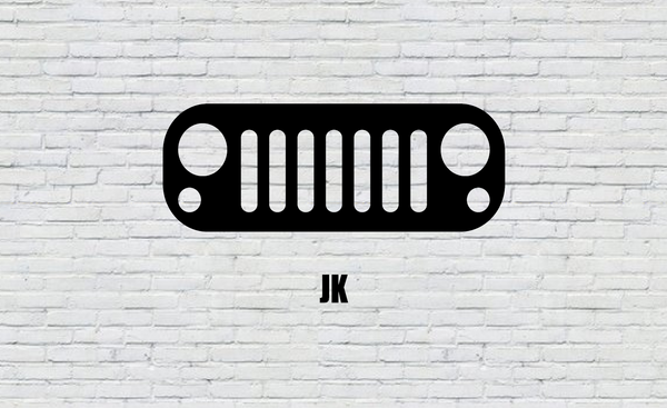 JK Jeep Grille Decal from Sticker Joint