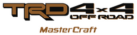 NEW TRD 4x4 Offroad Decal (Two Color) w/ mastercraft logo