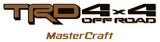 NEW TRD 4x4 Offroad Decal (Two Color) w/ mastercraft logo