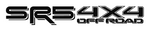 SR5 4x4 offroad single color bedside decal from sticker joint