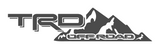 TRD Offroad Mountain Decal (Single Color) design from stickerjoint.shop
