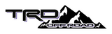 TRD Offroad Mountain Decal (Two Color) design from stickerjoint.shop