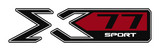 x77 sport decal from sticker joint