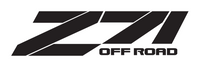 z71 offroad single color decal from stickerjoint.shop