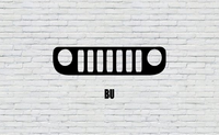 BU Jeep Grille decal from Sticker Joint