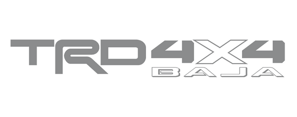 TRD 4X4 Baja decal from sticker joint