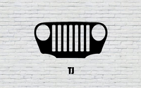 TJ Jeep Grille Decal from Sticker Joint