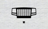 WJ Jeep Grille Decal from Sticker Joint