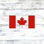 Premium Canadian Flag Decal from Sticker Joint!