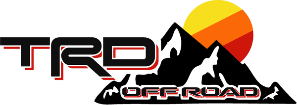 TRD Offroad Mountain & Sun Decal from Sticker Joint